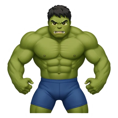 Hulk wrestling  sticker
