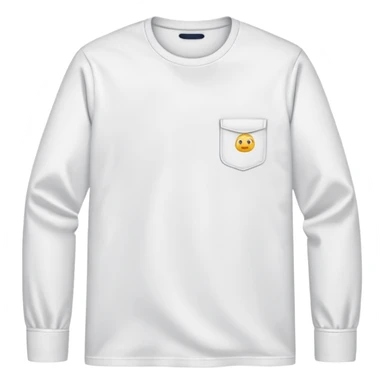 white long sleeve shirt sticker