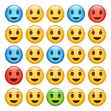 Aestische Emojis sticker