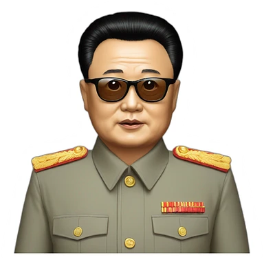 kim jong il sticker