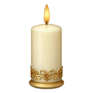 Decorative Wax Candle sticker