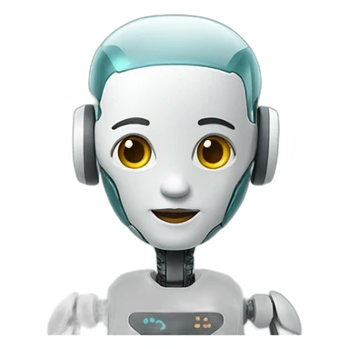 AI medical robot sticker