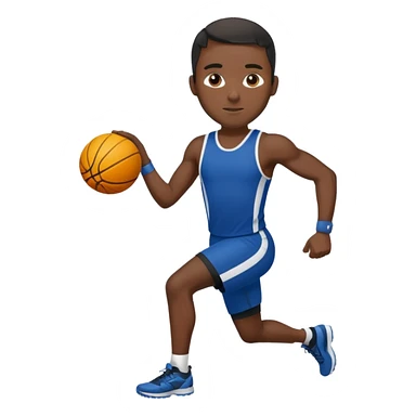 black man Number 7 Printed Athlete sticker