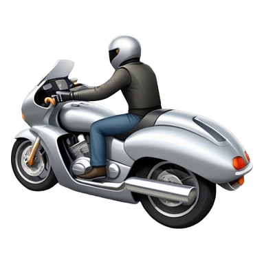 An icon showing a car and a motorcycle speeding through a winding road, with the car’s sleek silhouette blending into the curve of the road while the motorcycle zips past. The scene should capture the thrill of the ride, the freedom of the open road. transparent background. sticker