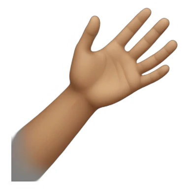 man lift his hand up  sticker