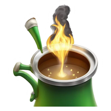 Feuerzangenbowle in Krug  sticker