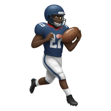 Playing football sticker