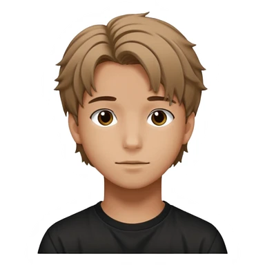 felix of stray kids brunnete sticker