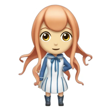 squid girl sticker