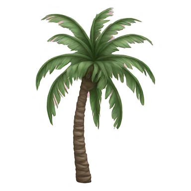 los angeles palm pink sticker