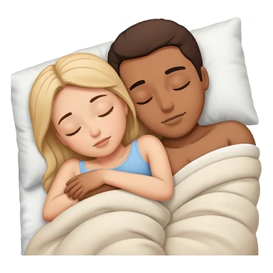 Couples Sleep sticker