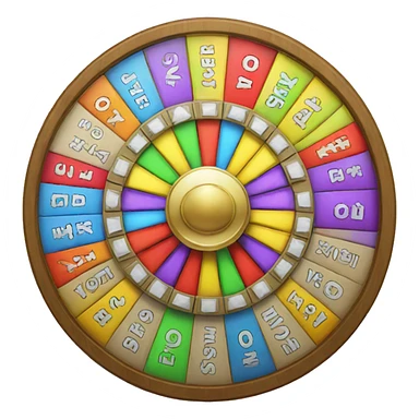wheel of fortune sticker
