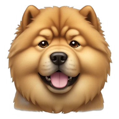chow chow dog sticker
