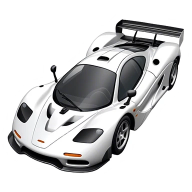 a mclaren f1 car sticker