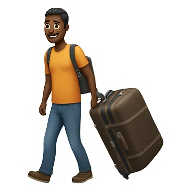 Travel dad with luggage sticker