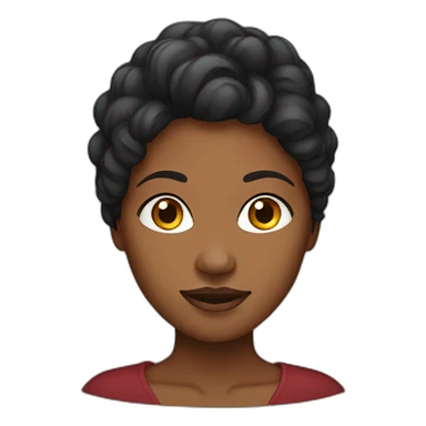 Black (very black) women with redhead sticker