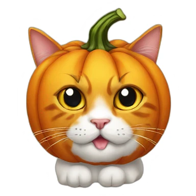 Pumpkin the cat sticker