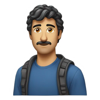 خودم در حالت خندیدن  sticker