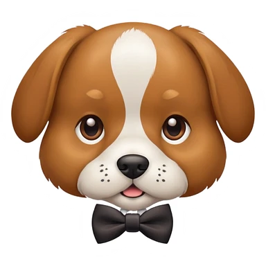  Perro con moño  sticker