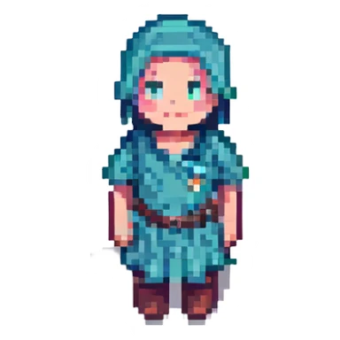 A person keeping a pet sticker