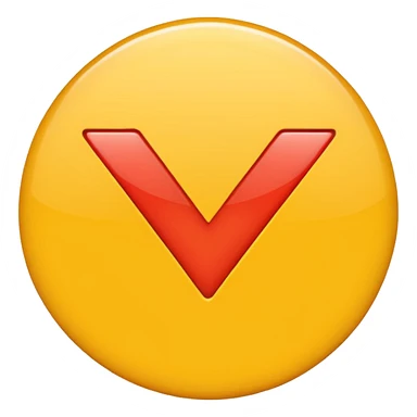 Centang kuning sticker