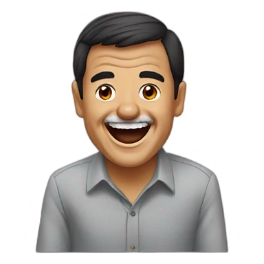 Pedro sanchez laughing sticker