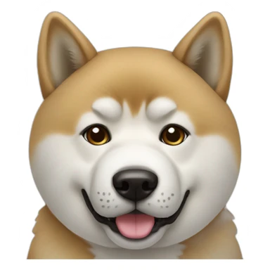 akita dog sticker