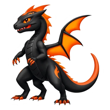 Litten-Salandit-Fakémon-hybrid-creature (full body)  sticker