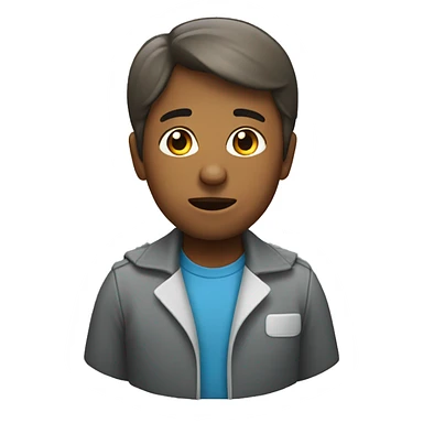 Un persona diciendo logrado  sticker