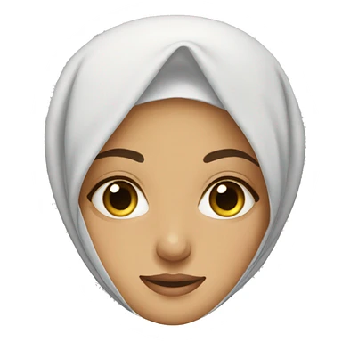 Hijabi-woman-eye roll sticker