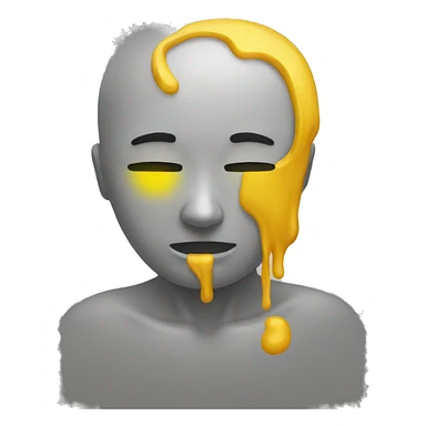 yellow in pain sticker