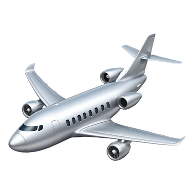 plane in profile sticker