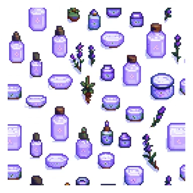 lavender skincare sticker