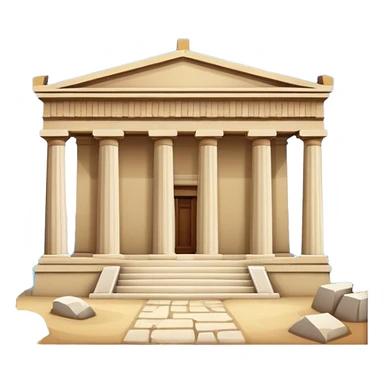 ancient greece building sticker