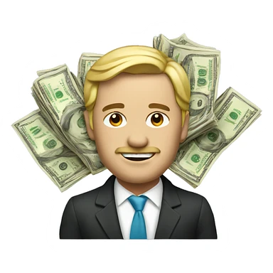 rich and money sticker