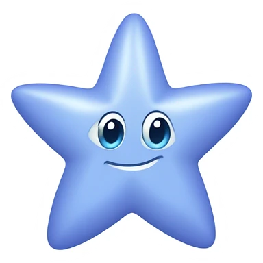periwinkle star  sticker