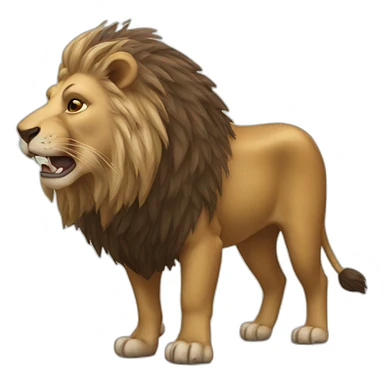 Lion Boar sticker