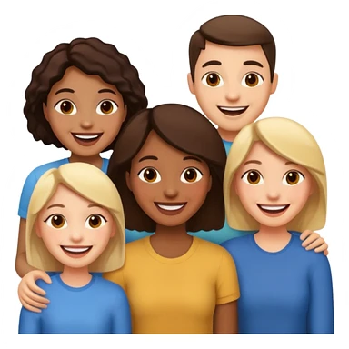 Friends talking sticker