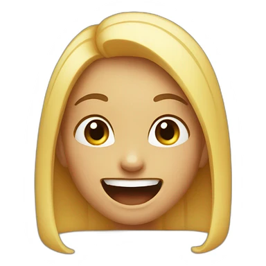 sister laughing after you sticker