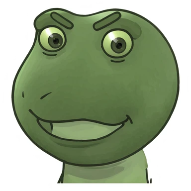 Emoji gooning sticker