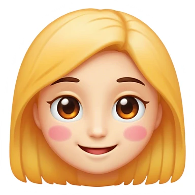 Heart eyes smiling sticker