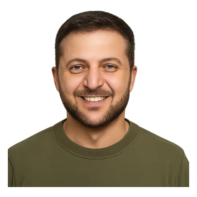 Zelensky smile sticker