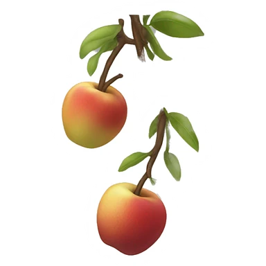 sad low hanging fruit sticker