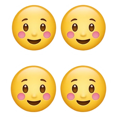 Plain yellow emoji  sticker