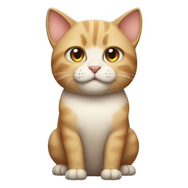 Buff cat sticker