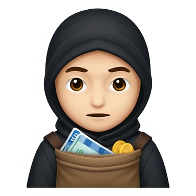 Thief without bag sticker