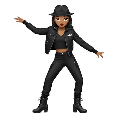 Me as rhythm nation dancer sticker