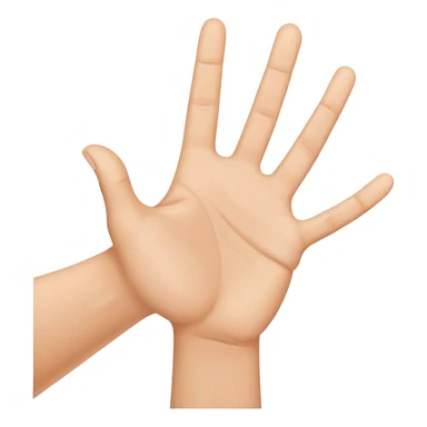 Number one hand gesture celebrating victory  sticker