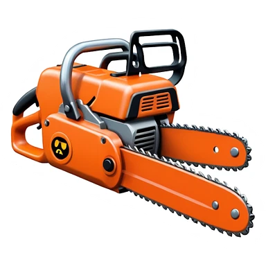 make an emoji about a chainsaw sticker