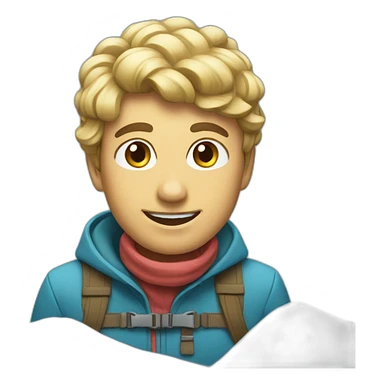 snowy alpine sticker